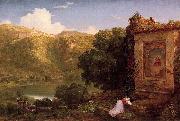 Thomas Cole Il Penseroso oil on canvas